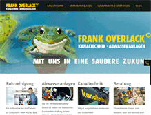 Tablet Screenshot of kanaltechnik-overlack.de